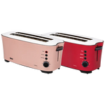 Fakir Toaster Ladiva - 1350W - 7 Level Browning Control - 4-Slice Capacity - Metallic Finish