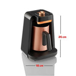 Arzum Okka Coffee Machine OK0020 - Multi-Cup Capacity - 700W -Smart Safety System - Anti-Spill Sensor - Audible & Visual Alerts
