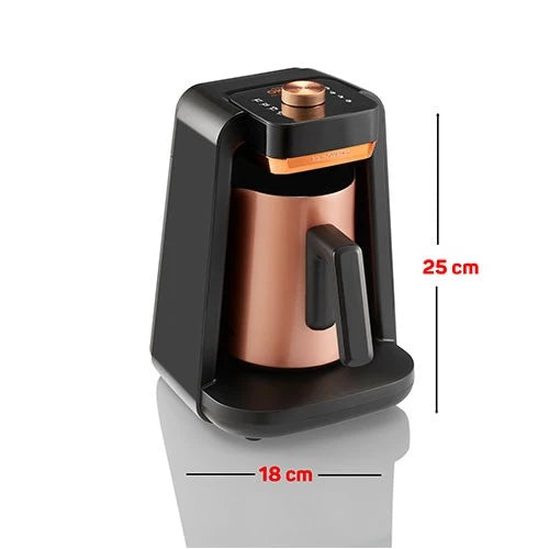 Arzum Okka Coffee Machine OK0020 - Multi-Cup Capacity - 700W -Smart Safety System - Anti-Spill Sensor - Audible & Visual Alerts