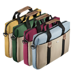 Hama Silvan Laptop Bag - Padded Laptop Compartment - Spacious Front Pocket - Trolley Strap