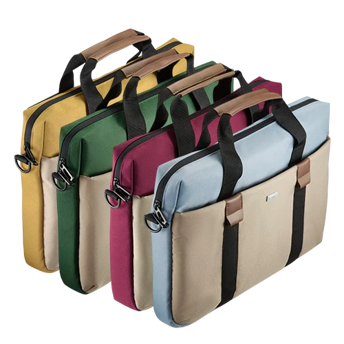 Hama Silvan Laptop Bag - Padded Laptop Compartment - Spacious Front Pocket - Trolley Strap