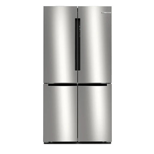 Bosch Serie 4 French Door Refrigerator KFN96VPEA - 21ft Capacity - Intelligent Inverter Technology - Total No Frost Bottom Freezer - VitaFresh XXL Freshness System - Multi Airflow Cooling - LED Lighting - Stainless Steel
