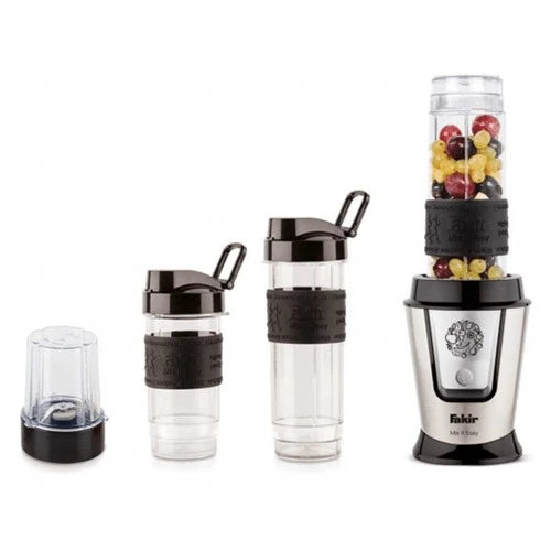 Fakir Personal Blender Mix It Easy - Powerful 500W Motor - 0.57 L and 0.4 L BPA-Free Bottles