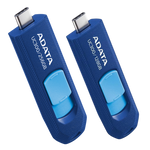 Adata UC300 USB Flash Drive - USB Type-C - Up to 100MB/s - Navy Blue
