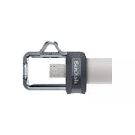 SanDisk Ultra Dual Drive m3.0 Flash Drive - USB 3.0 & Micro-USB - Up to 150MB/s - Black / Gray