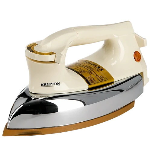 Krypton Dry Iron KNDI6032 - 1200W Heating Output - Ceramic Coated Soleplate - Adjustable Thermostat Control - Automatic Indicator Light - Overheat Protection - Beige