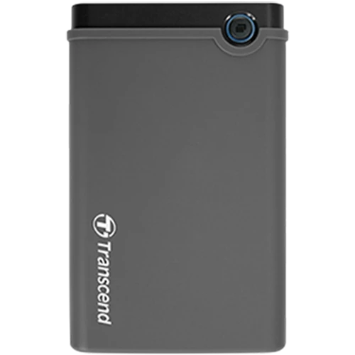 Transcend TS0GSJ25CK3 External 2.5 HDD/SSD Enclosure Kit Rubber Housing - USB 3.1 Gen1 - 5Gbps - Gray