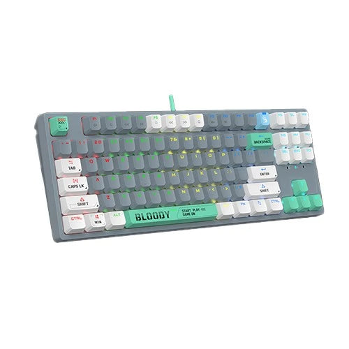 Bloody S87 Mechanical Keyboard - 80% TKL - BLMS Red Plus Switch - Wired USB - Hot-Swappable