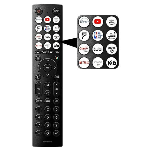 Hisense Smart Television A4Q - Full HD Resolution - VIDAA Smart OS - DTS Virtual X Audio - Multiple Connectivity Options - Wide Viewing Angle - Black