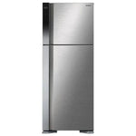 Hitachi Top Mount Refrigerator HRTN7489DF - 16.5 ft. Capacity - Inverter - Dual Fan Cooling - Eco Thermo Sensor - Inverter Technology