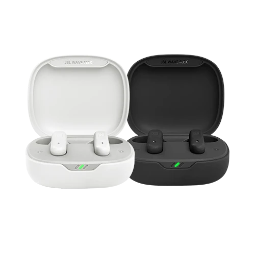 JBL Wave Flex Wireless Earbuds WFLEX - 32-Hour Battery Life - With IP54 and IPX2 Waterproofing -TalkThru and AmbientAware Technology