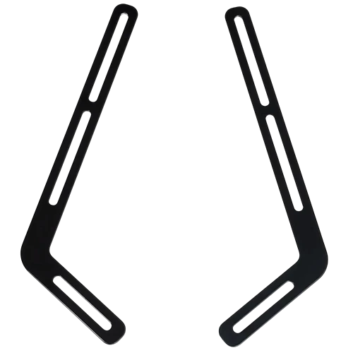 Hama Sound Bar Holder 108746 - Universal Bracket - Fixed for Attachment to the TV - Supports Up to 20 Kg - Flexible Installation - Black