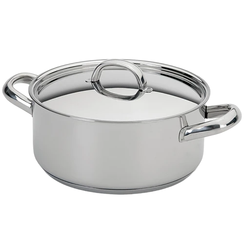 Silampos Essential Stainless Steel Low Cost a Casserole 32 cm - Silver