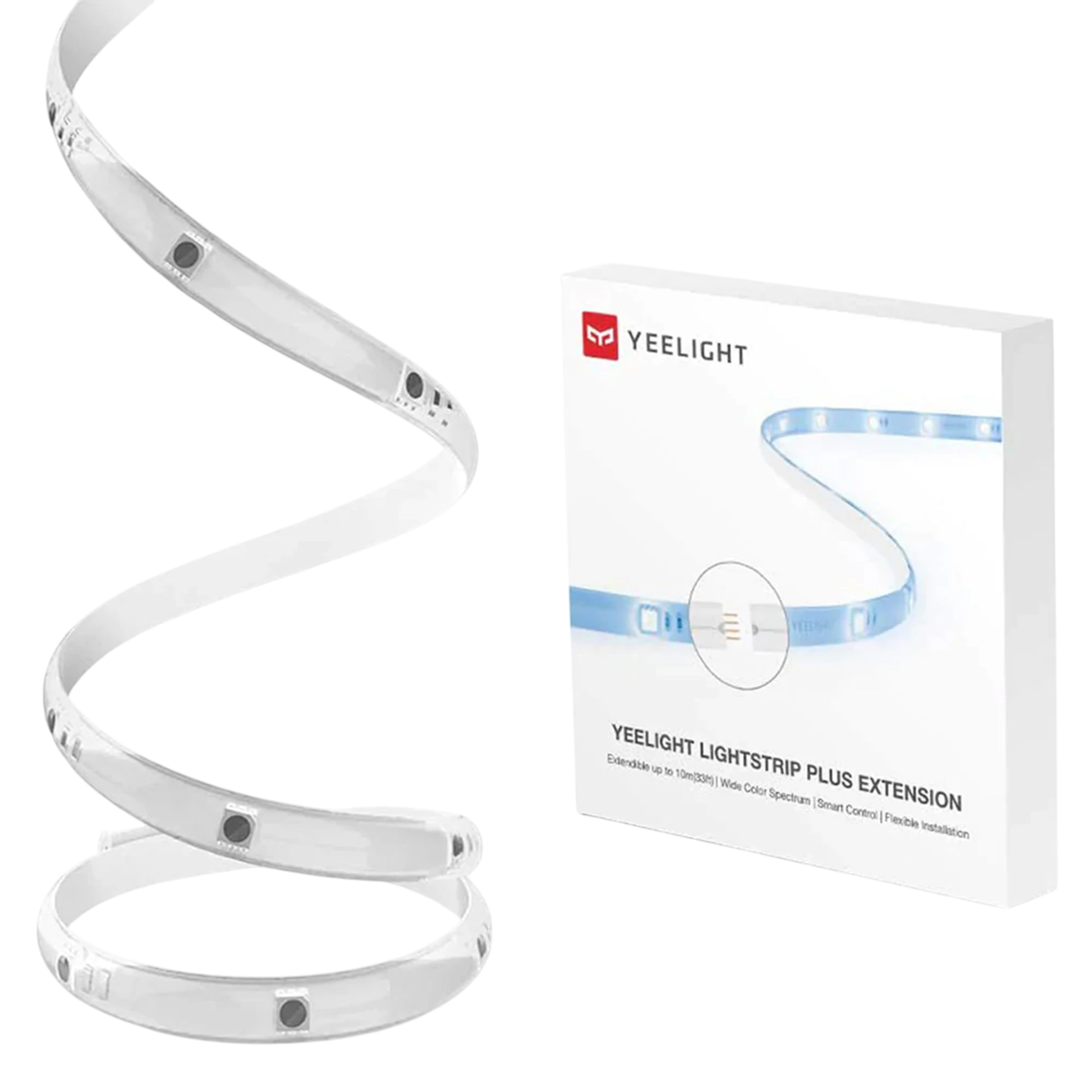 Yeelight Lightstrip Plus Extension - RGB Color Range - Smart App & Voice Control - White