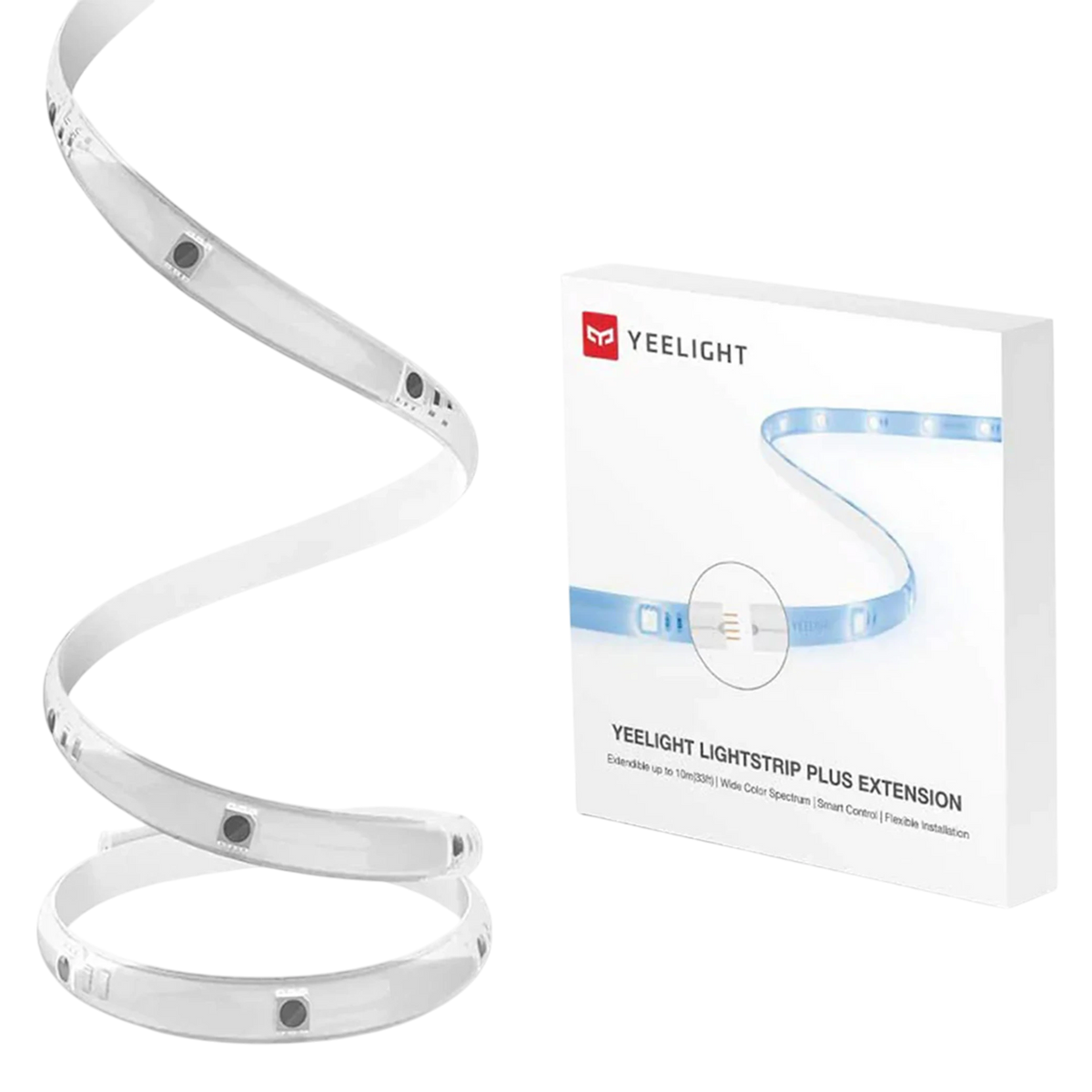 Yeelight Lightstrip Plus Extension - RGB Color Range - Smart App & Voice Control - White