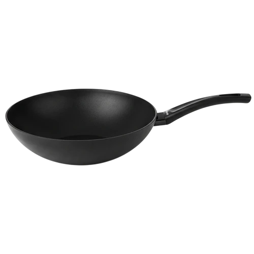 Silampos Stainless Steel Venus Non-Stick Wok Diameter Size 28 cm - Black