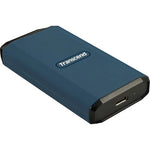 Transcend ESD410C Portable SSD - USB 20Gbps USB 3.2 Gen 2x2 - Up to 2,000 MB/s - Dark Blue