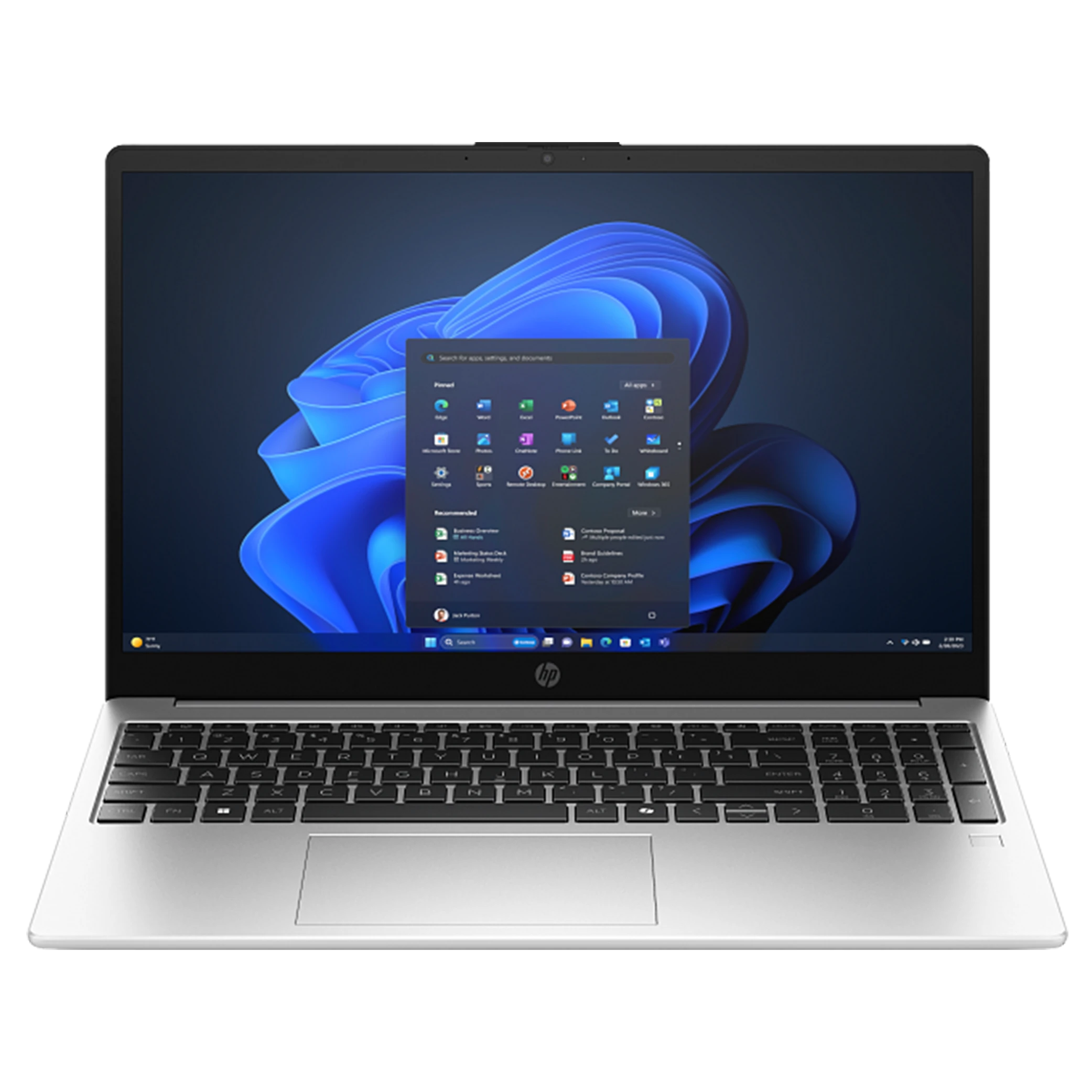HP Laptop 250 RG10 - Intel Core 7-150U - Ram 16 GB - Rom 512 GB SSD - 15.6 Inch FHD - FreeDOS 3.0 - Silver