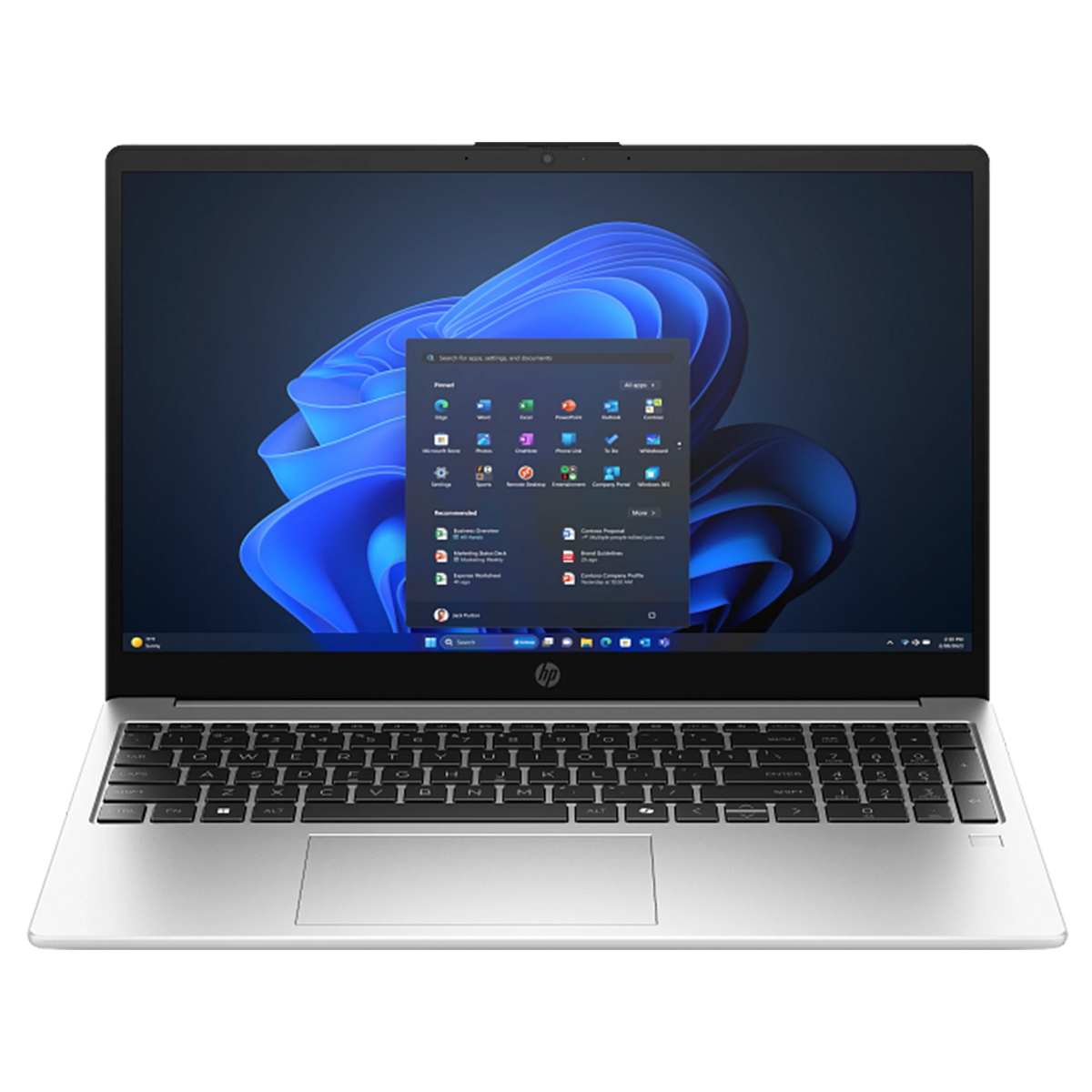 HP Laptop 250 RG10 - Intel Core 7-150U - Ram 16 GB - Rom 512 GB SSD - 15.6 Inch FHD - FreeDOS 3.0 - Silver
