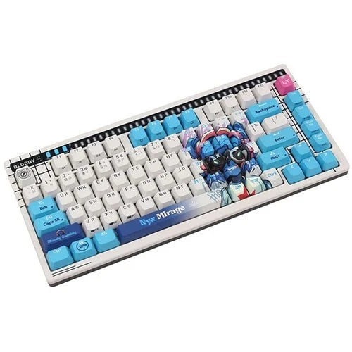 Bloody AT75 Alpha Optical Switch Keyboard - 75% - Alpha Optical Switch - Wired - Adjustable Actuation Point