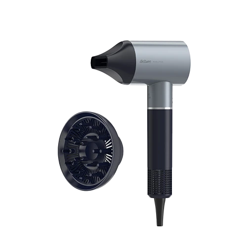 Arzum Revolution Professional Hair Dryer AR5169 - 1600W Motor - Ionic Technology - 3 Temperature & 2 Speed Settings - Cool Shot Button - Compact Design - Grey