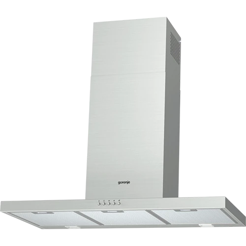 Gorenje Cooker Hood WHT923E5X - Size 90cm - Airflow 560 m³/h - Button Control - Stainless Steel - Silver