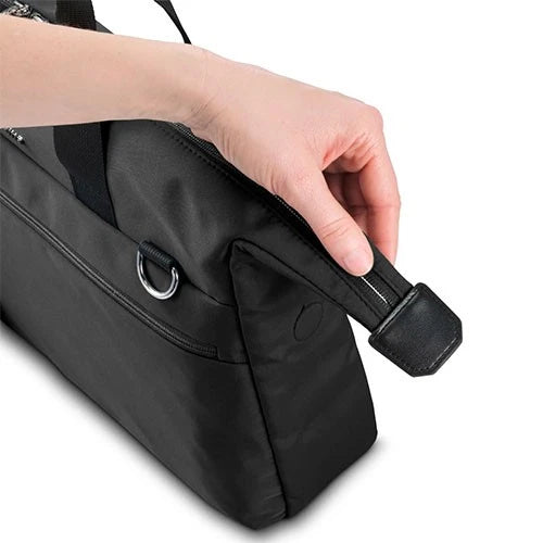 Hama Ultimate Laptop Bag - Water-Repellent Material - Trolley Strap - Laptop and Tablet Compartment - Black
