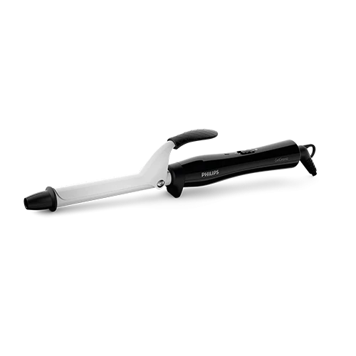 Philips BHB862/03 StyleCare Essential Curler - 16 mm Ceramic Coated Barrel - 200°C Styling Temperature - 60-Second Fast Heat-Up - Black / White