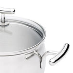 Silampos Yumi Glass Stockpot - Silver