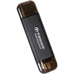Transcend ESD310C Portable SSD - USB Type-A & Type-C (USB 10Gbps) - 1050MB/s - Black
