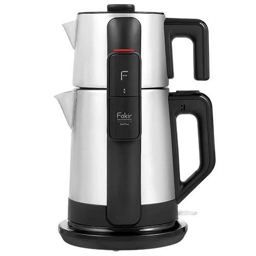 Fakir Selftea Tea Maker - 1600W Power - 2.0L Kettle & 1.0L Teapot - Automatic Brewing Technology - Stainless Steel - Inox