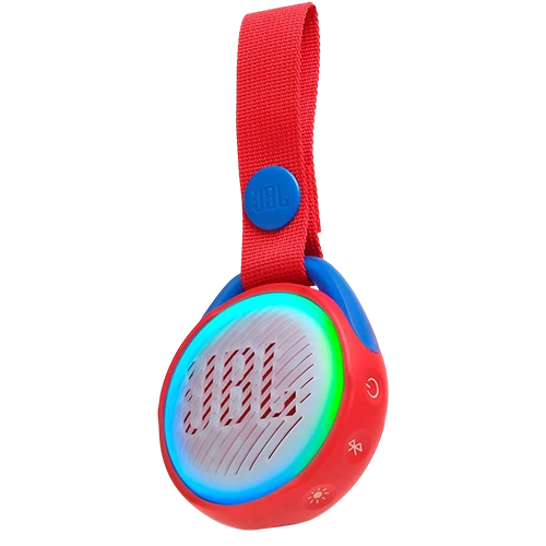 JBL JR Pop Portable Speaker for Kids JRPOP-RD - Up to 5 Hours Playtime - IPX7 Waterproof -Kid-Friendly Design - Red