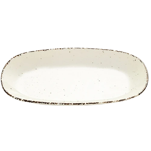 Gural Side GBSEO29KY58KH GBS ENT Otel 29 cm - Oval Plate Elegant 210125 and 210623 - Beige