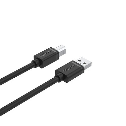 Unitek USB 2.0 to USB-B Cable - High-Speed Data Transfer - Versatile Compatibility - Black