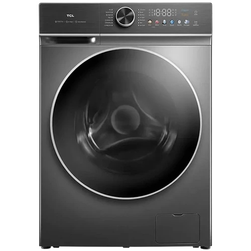 TCL Front Load Washing Machine C512FLG - 12 Kg - 1400 RPM Spin Speed - Smart Direct Drive Inverter Motor - Heat Sterilization and Air Refresh Technology - Grey