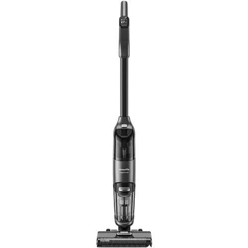 Moonlife MF115 Aquamoon Wet and Dry Vacuum Cleaner - Self-Cleaning System - Mop and Vacuum in One Step - 35 Minutes Runtime - LED Display Screen - Black