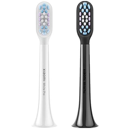 Xiaomi Smart Electric Toothbrush Replacement Heads T501 White Pro - Triple-Section Brush Head - Copper-Free Bristle Implantation - Crescent-Shaped Design