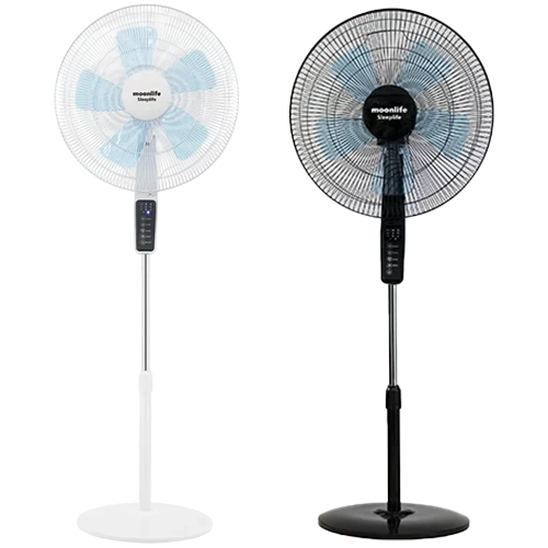 Moonlife Sleeplife MF016 Pedestal Fan - Silent Operation - Smart Mode Technology - 3 Speeds