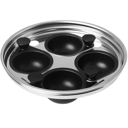 Silampos Europa Stainless Steel Egg Poacher 20 Cm - Silver