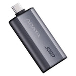 ADATA SC750 External SSD - USB 3.2 Gen2 Type-C - 1,050 MB/s - Black Titanium