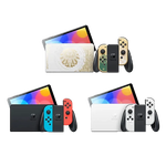 Nintendo Switch OLED Model - 64GB - 7 Inch OLED Screen - Wired LAN Port - Seamless Transition Modes