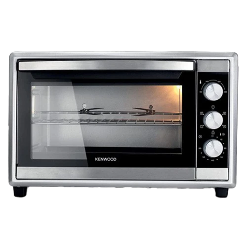 Kenwood Electric Oven MOM45.000SS - 45L Capacity - 1800W Heating Power - Adjustable Temperature - Double-Glass Door - Silver