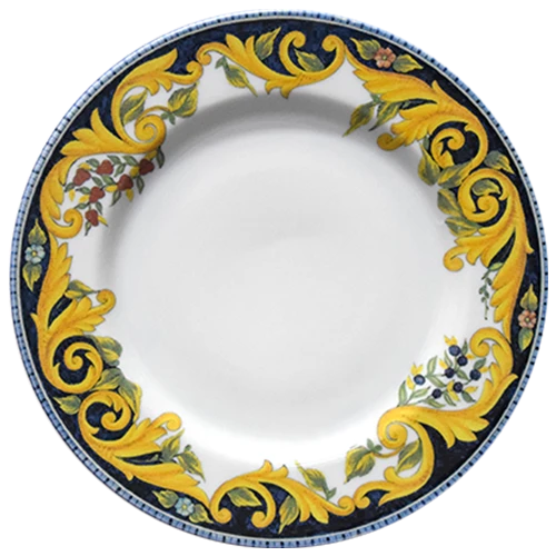 Saturnia Ischia Tuscany Porcelain Dinner Plate Piano 26 cm - White