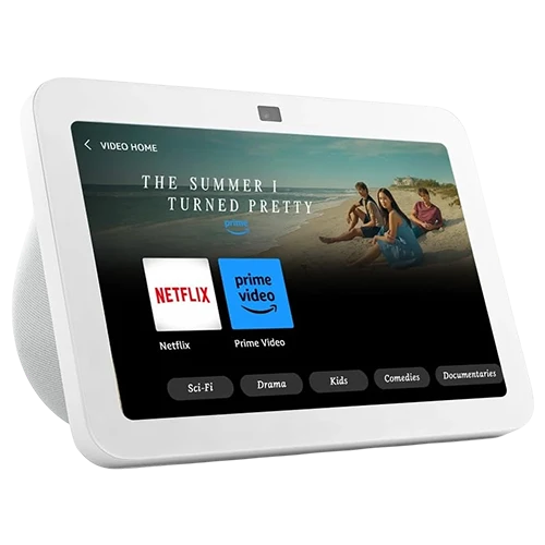 Echo Show 8 3rd Gen R85SD6 - 8 Inch HD Touchscreen - 13 Megapixel Centered Camera - Upgraded Stereo Speakers - Built-In Support for Zigbee, Matter, and Thread - Glacier White