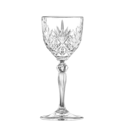 RCR Melodia Nick and Nora Crystal Glass - 140 ml Capacity - Transparent