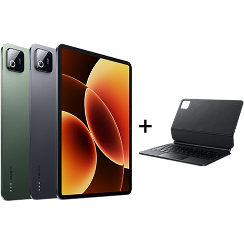 Xiaomi Pad 8 Pro Tablet - 12/512 GB - 11.2" 3.2K Display 144Hz - 50MP Rear Camera - 9200mAh Battery - Snapdragon 8 Elite Processor - 67W Fast Charging + Keyboard