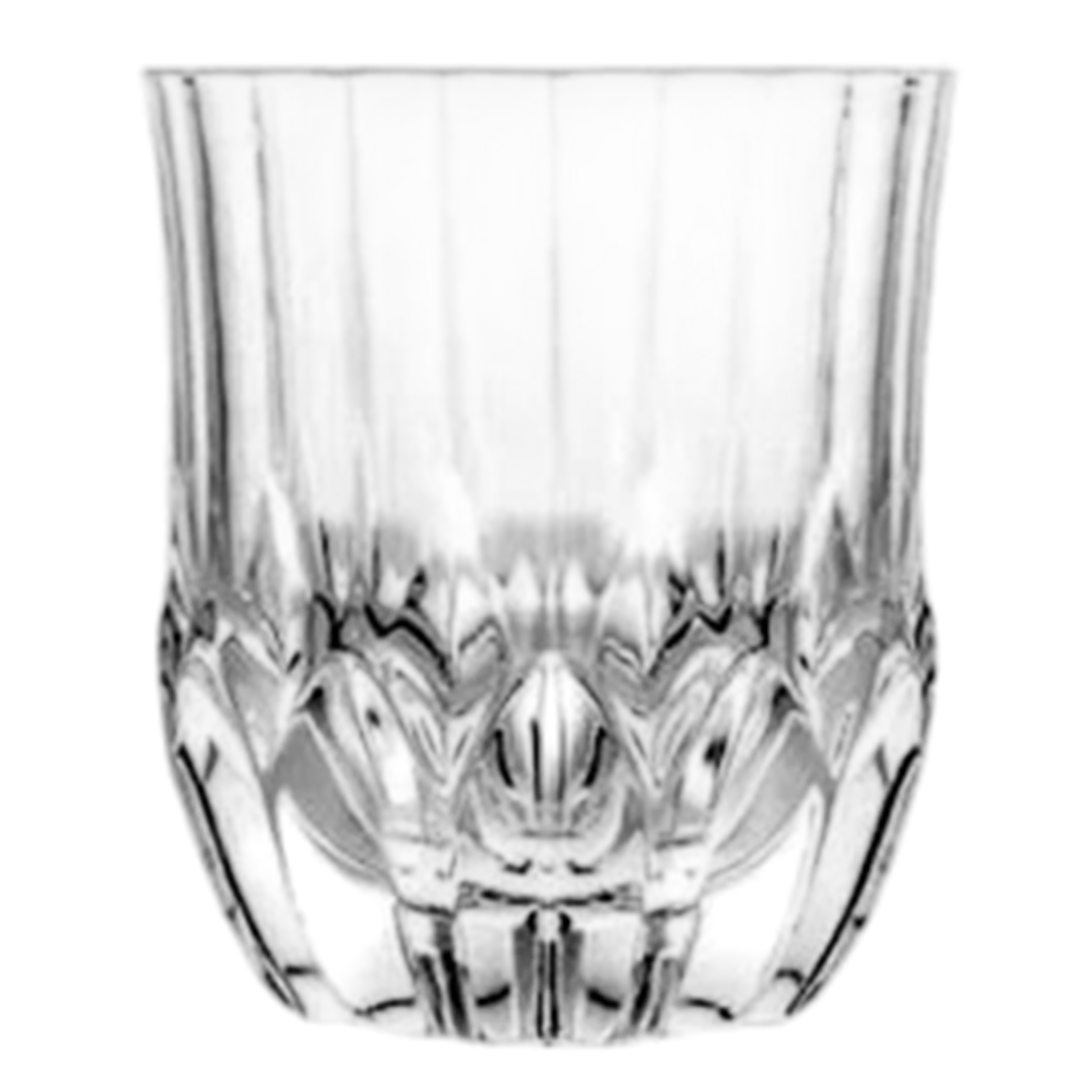 RCR Adagio Modern Design Crystal Short Tumbler Glass Set Clear 6-Piece 350 ml