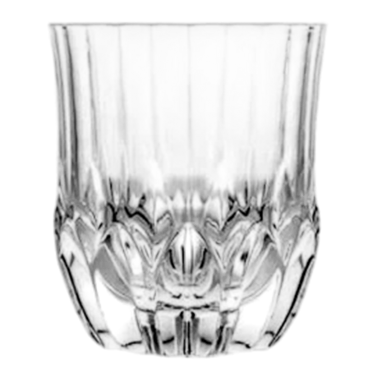 RCR Adagio Modern Design Crystal Short Tumbler Glass Set Clear 6-Piece 350 ml