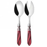 Bugatti Cutleries Aladdin Chromed Ring 2-Piece Salad Set in Gift Box N4214/15
