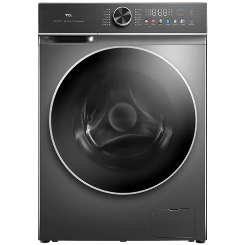 TCL Front Load Washer and Dryer C512WDG - 12/8 Kg - 1,400 RPM Spin Speed - Smart Direct Drive Inverter Motor - Steam and Allergy Care Technology - Grey